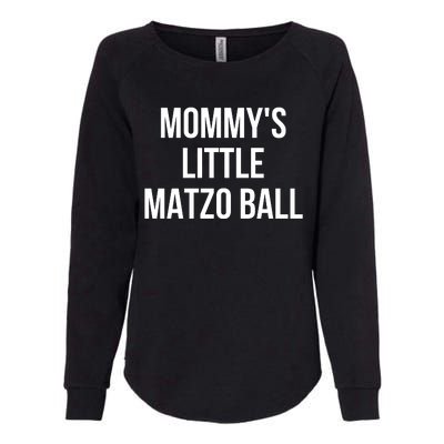 MommyS Little Matzo Ball Womens California Wash Sweatshirt