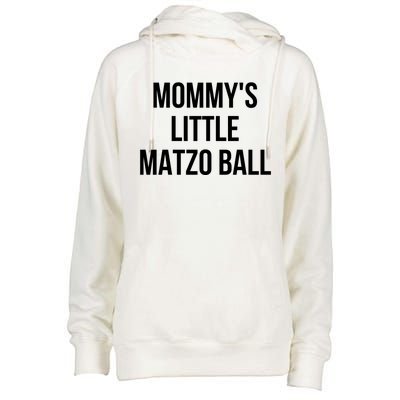 MommyS Little Matzo Ball Womens Funnel Neck Pullover Hood