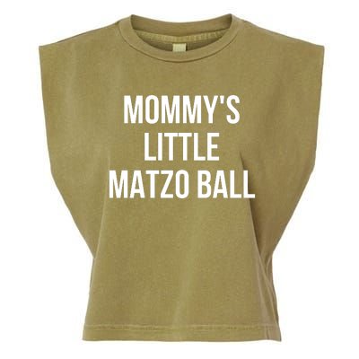 MommyS Little Matzo Ball Garment-Dyed Women's Muscle Tee