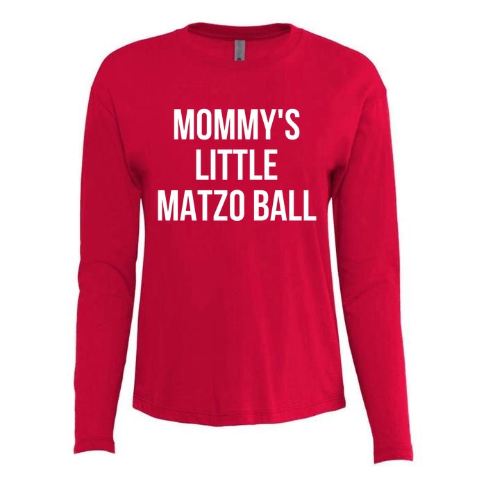 MommyS Little Matzo Ball Womens Cotton Relaxed Long Sleeve T-Shirt