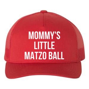 MommyS Little Matzo Ball Yupoong Adult 5-Panel Trucker Hat