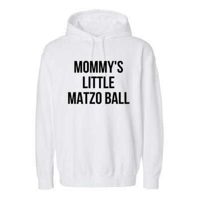 MommyS Little Matzo Ball Garment-Dyed Fleece Hoodie