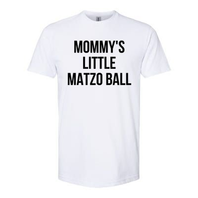 MommyS Little Matzo Ball Softstyle CVC T-Shirt