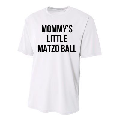 MommyS Little Matzo Ball Performance Sprint T-Shirt