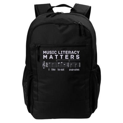 Music Literacy Matters Puppies Song Daily Commute Backpack