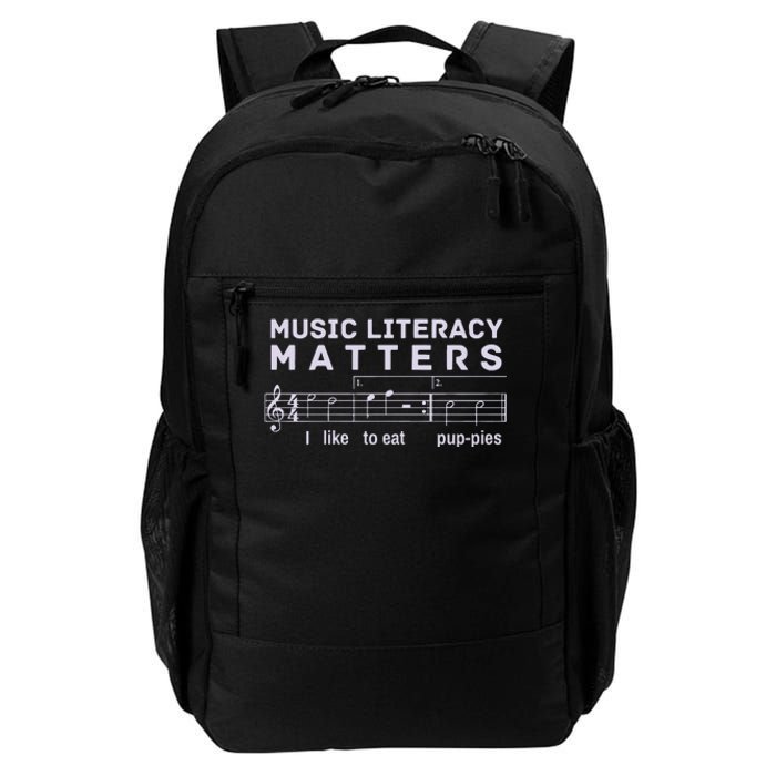 Music Literacy Matters Puppies Song Daily Commute Backpack