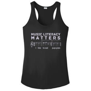 Music Literacy Matters Puppies Song Ladies PosiCharge Competitor Racerback Tank