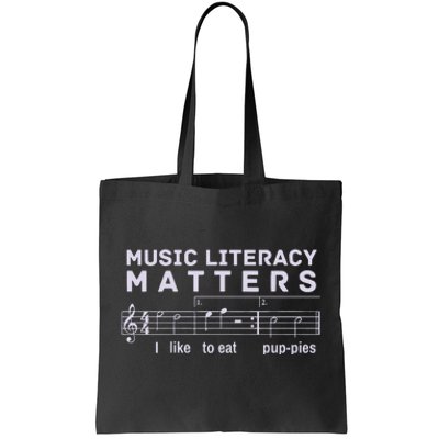 Music Literacy Matters Puppies Song Tote Bag