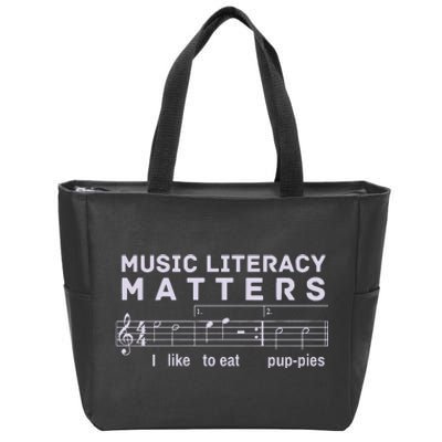 Music Literacy Matters Puppies Song Zip Tote Bag