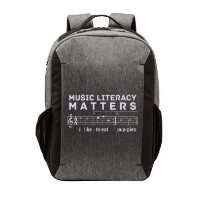 Music Literacy Matters Puppies Song Vector Backpack