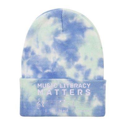 Music Literacy Matters Puppies Song Tie Dye 12in Knit Beanie