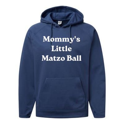 MommyS Little Matzo Ball Performance Fleece Hoodie