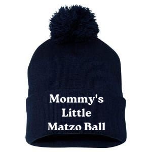 MommyS Little Matzo Ball Pom Pom 12in Knit Beanie