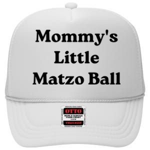 MommyS Little Matzo Ball High Crown Mesh Back Trucker Hat