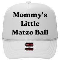 MommyS Little Matzo Ball High Crown Mesh Back Trucker Hat