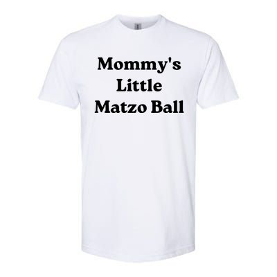 MommyS Little Matzo Ball Softstyle CVC T-Shirt