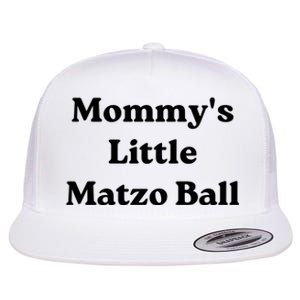 MommyS Little Matzo Ball Flat Bill Trucker Hat