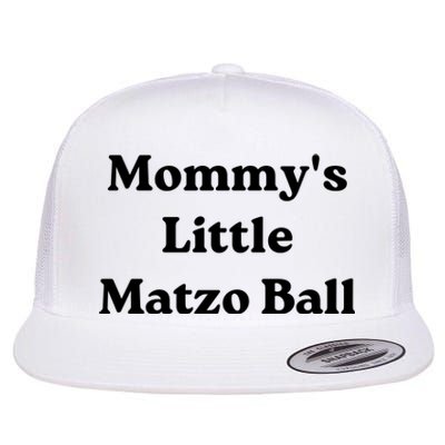 MommyS Little Matzo Ball Flat Bill Trucker Hat