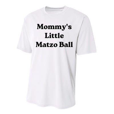 MommyS Little Matzo Ball Performance Sprint T-Shirt