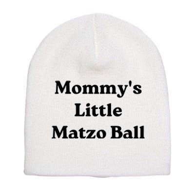 MommyS Little Matzo Ball Short Acrylic Beanie