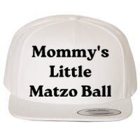 MommyS Little Matzo Ball Wool Snapback Cap