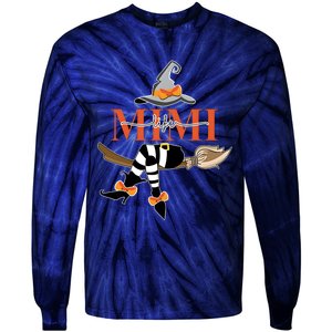 Mimi Life Mimi Witch Halloween Cute Costume Tie-Dye Long Sleeve Shirt