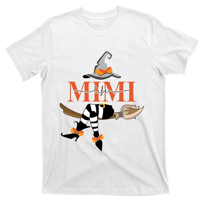 Mimi Life Mimi Witch Halloween Cute Costume T-Shirt