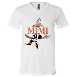 Mimi Life Mimi Witch Halloween Cute Costume V-Neck T-Shirt