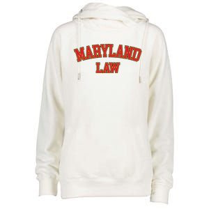 Maryland Law Maryland Bar Graduate Gift Lawyer College Meaningful Gift Womens Funnel Neck Pullover Hood