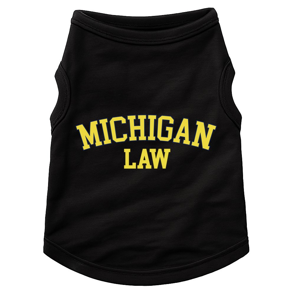 Michigan Law Michigan Bar Graduate Gift Lawyer College Gift Doggie Tank