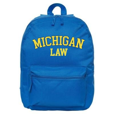 Michigan Law Michigan Bar Graduate Gift Lawyer College Gift 16 in Basic Backpack