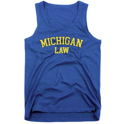 Michigan Law Michigan Bar Graduate Gift Lawyer College Gift Tank Top