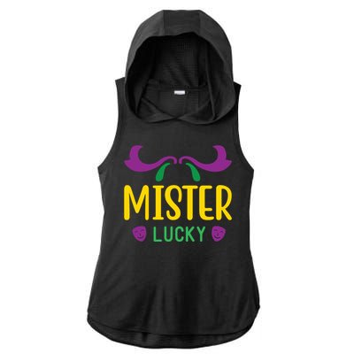 Mister Lucky Ladies PosiCharge Tri-Blend Wicking Draft Hoodie Tank