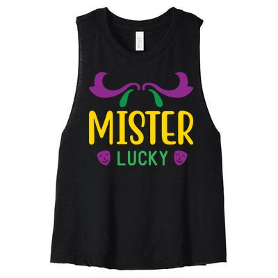 Mister Lucky Women's Racerback Cropped Tank