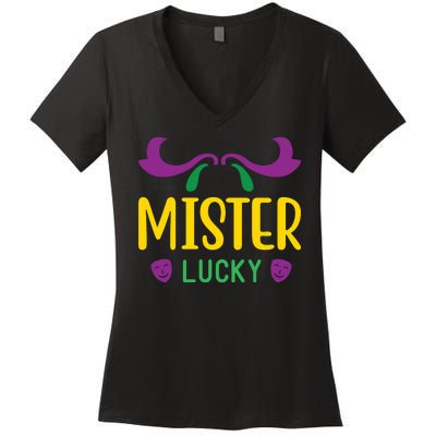 Mister Lucky Women's V-Neck T-Shirt