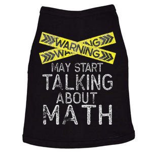 Math Lover Mathematics Math Student Funny Math  Doggie Tank