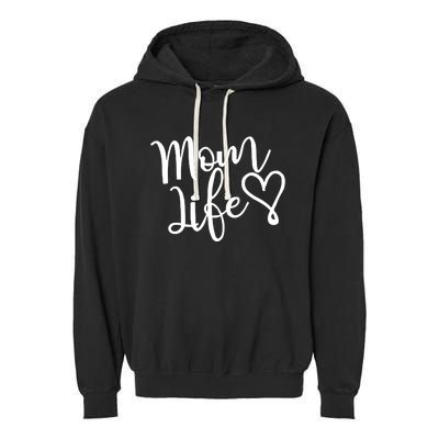 Mom Life Garment-Dyed Fleece Hoodie