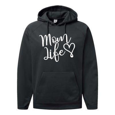 Mom Life Performance Fleece Hoodie