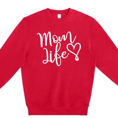 Mom Life Premium Crewneck Sweatshirt