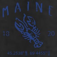 Maine Lobster 7 Panel Mesh Trucker Snapback Hat