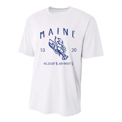 Maine Lobster Youth Performance Sprint T-Shirt