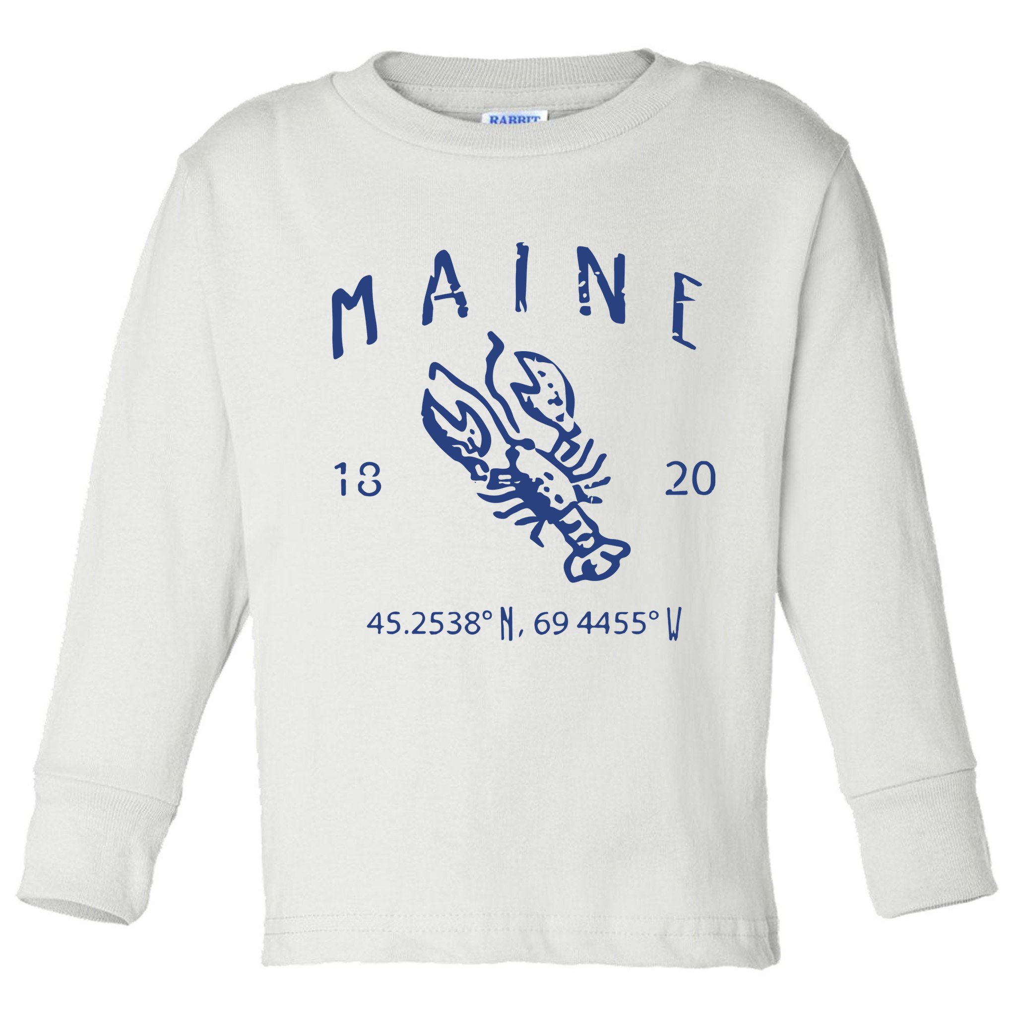 Maine Lobster Toddler Long Sleeve Shirt
