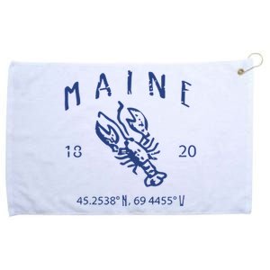 Maine Lobster Grommeted Golf Towel