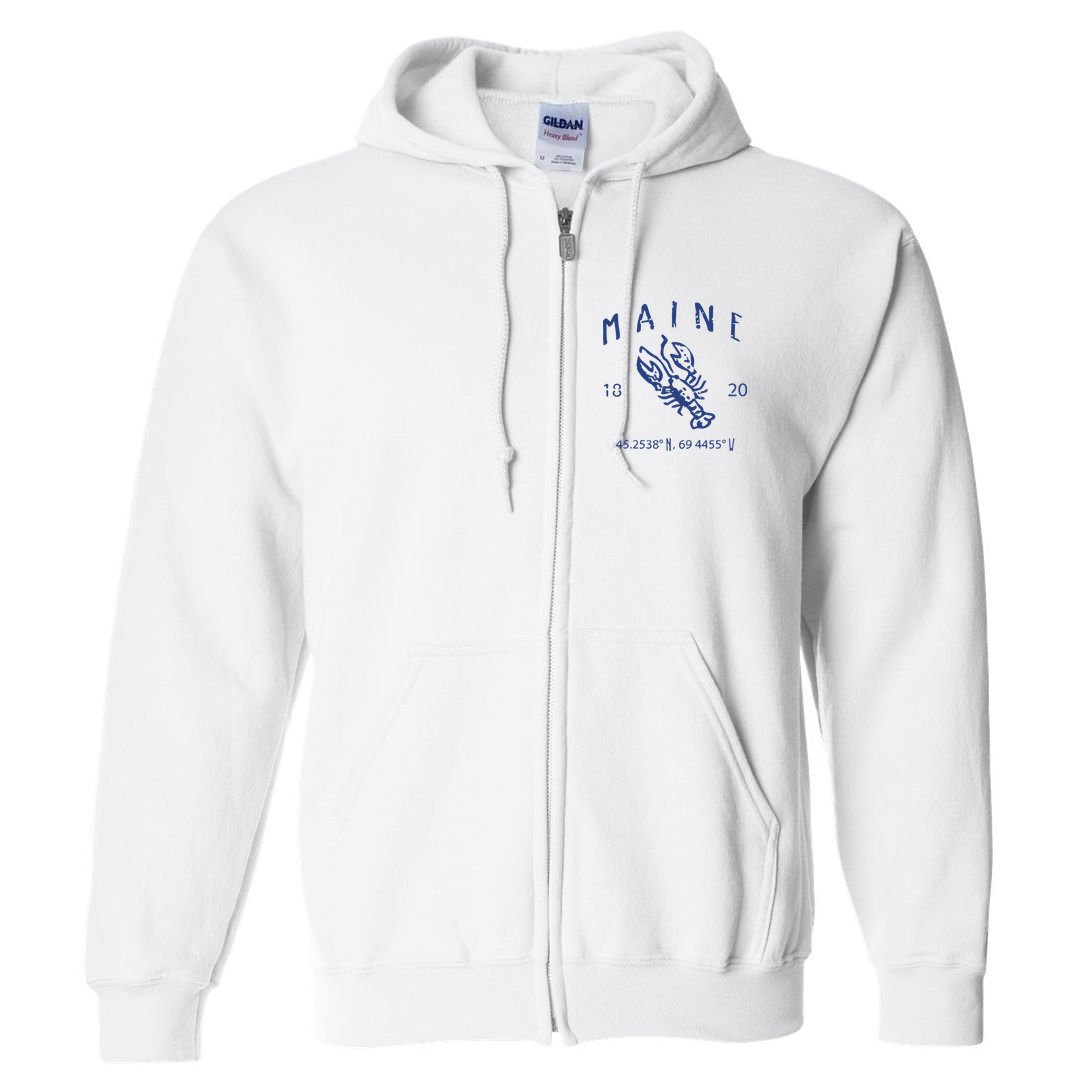 Maine Lobster Full Zip Hoodie