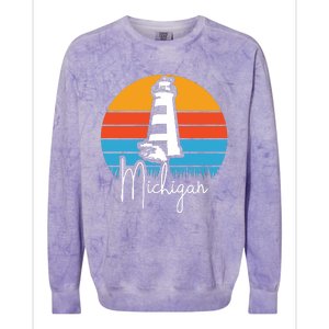 Michigan Lighthouse Colorblast Crewneck Sweatshirt