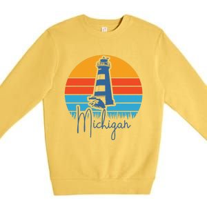 Michigan Lighthouse Premium Crewneck Sweatshirt