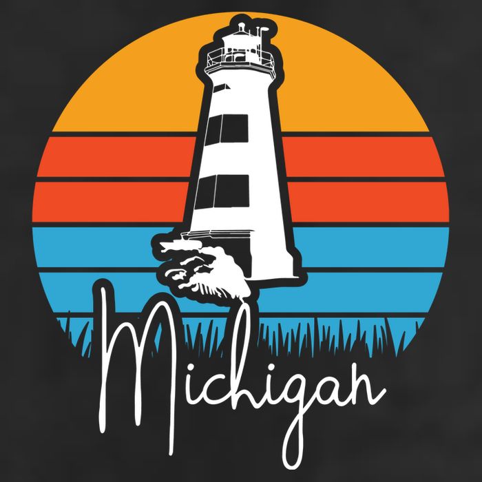 Michigan Lighthouse Cool Comfort Performance Bucket Hat
