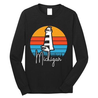 Michigan Lighthouse Long Sleeve Shirt