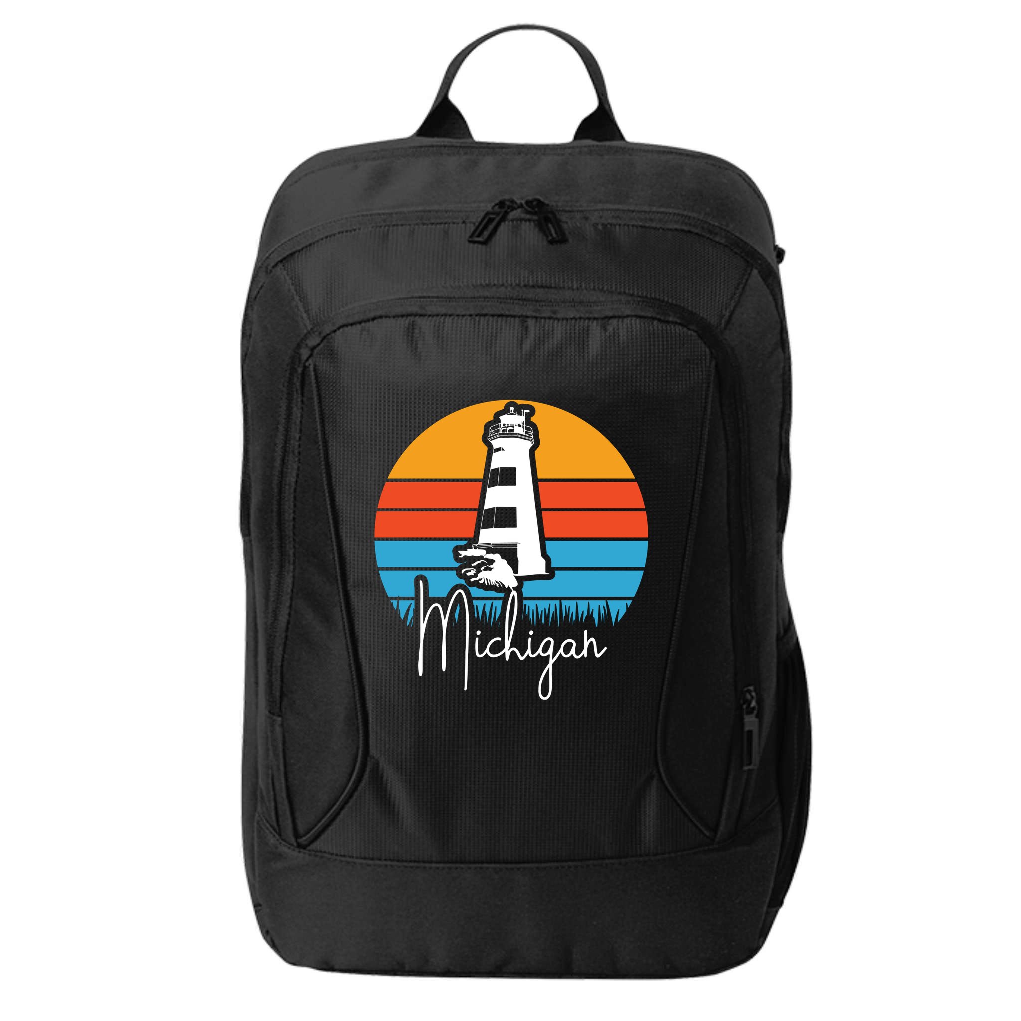 Michigan Lighthouse City Backpack