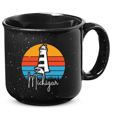 Michigan Lighthouse 15oz Campfire Ceramic Mug